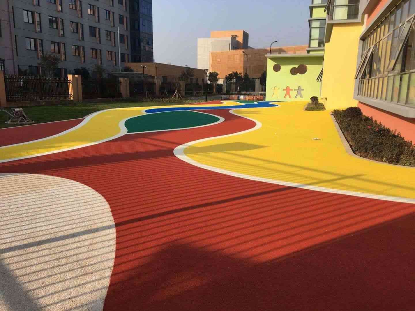 鹽城幼兒園塑膠地面